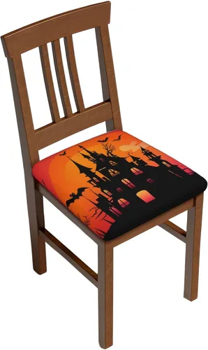 Vista 14 de Juego de 2 fundas de asiento extraíbles para silla de comedor, diseño de bandera americana, fundas elásticas para silla de oficina, cocina