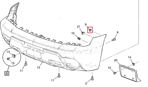 Vista 8 de Rexka Clips de moldeo de panel basculante para GM 11518357 Chevrolet Avalanche Impala Lumina Monte Carlo Suburban Cadillac Escalade