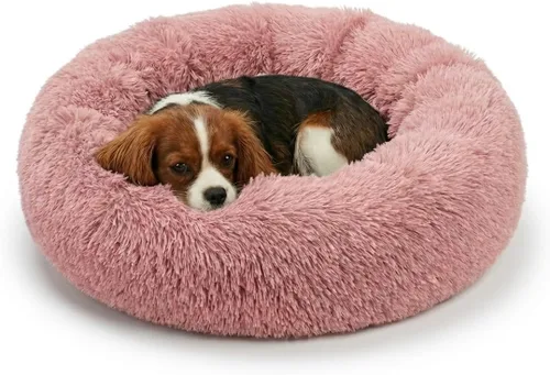 Vista 10 de Active Pets Cama Premium para Perros Pequeños en Forma de Dona, Se Adapta a Perros de Hasta 45 Libras, Funda Removible y Cojín Lavable, Felpa