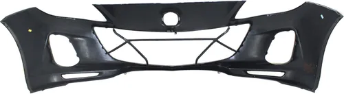 Vista 5 de Evan Fischer Cubierta de parachoques delantero compatible con Mazda 3 2012-2013 imprimado Hatchback/Sedan 2.0L/2.5L