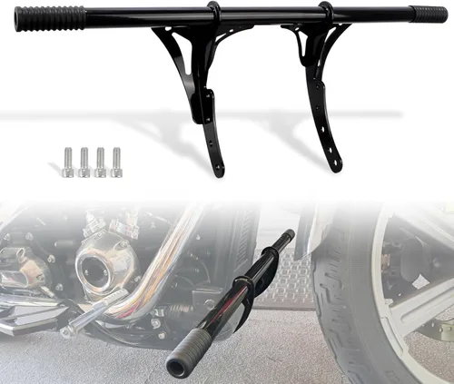Vista 7 de WOWTK Estriberas de pasajero con barra antivuelco para Harley Softail Street Bob, Low Rider y Heritage Classic 2018-2024