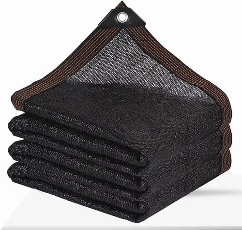 Paño de sombra – Malla de malla para jardín con ojales, cubierta solar para pérgola, plantas de patio, invernadero, gallinero, tasa de sombreado