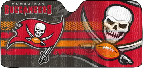 Vista 15 de Fanmats Parasol Solar Automático para Parabrisas de la NFL, Protector Solar Visera Solar Acordeón Tri-plegable para Almacenamiento 59" x 29.5