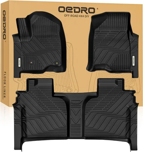 Vista 11 de OEDRO Alfombrillas aptas para Chevrolet Silverado GMC Sierra 1500 2019-2026