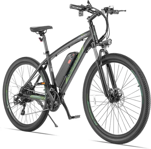 ANCHEER Electric Bike for Adults, Peak 750W Ebike, 3 Hours Fast Charge, 60 Miles Electric Bicycle with 48V/499Wh Battery, 27.5 '' Hummmer Electric