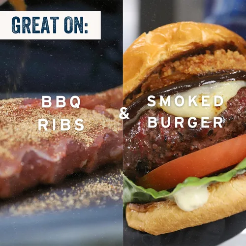 Vista 4 de PS Seasoning Blue Ribbon Rib Rub - Condimento seco dulce y ahumado para barbacoa estilo competencia para ahumar y asar a la parrilla - Mezcla