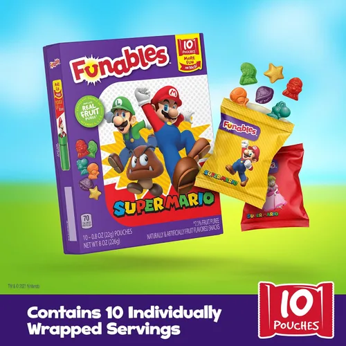 Vista 2 de Funables Snacks de frutas, Super Mario, 10