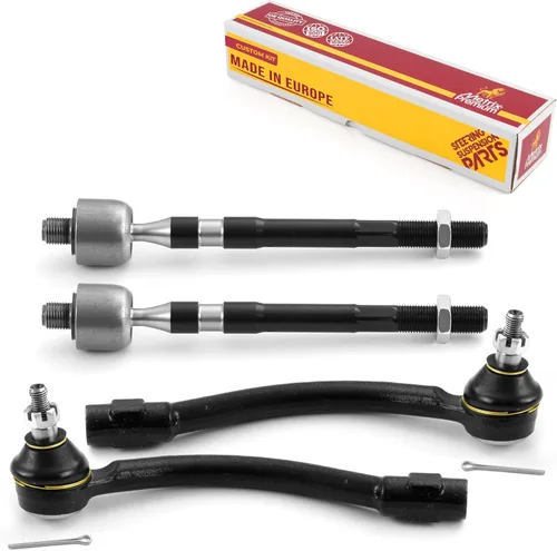 Vista 145 de Metrix Premium Chassis Parts - Kit de 4 piezas de extremos de barra de acoplamiento frontal exterior e interior compatible con Nissan Pathfinder