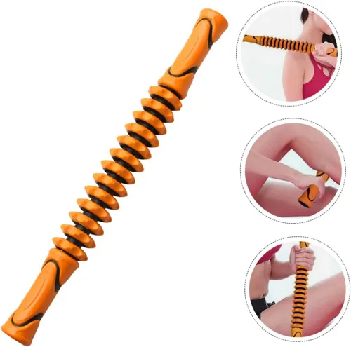 Vista 6 de Portable Yoga Massage Stick for Full Body Muscle Relief Fitness Roller for Deep Tissue Massage and Stress Relief Comfortable Handheld Design for