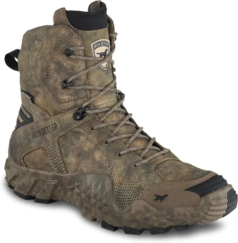 Vista 5 de Irish Setter, VaprTrek, para hombre, 8 pulgadas, impermeable, botas de caza, Campo de tierra Camo