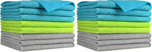 Vista 30 de AIDEA Paquete de 8 paños de limpieza de microfibra, toallas de microfibra suave para automóviles, trapos de limpieza absorbentes, sin pelusas, sin