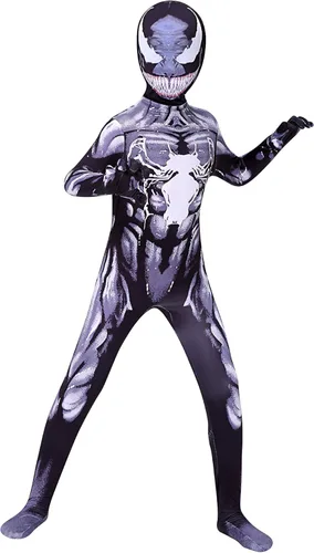 Vista 4 de OMEENTFF Superhero Kids Bodysuit Costumes Halloween Cosplay Costumes