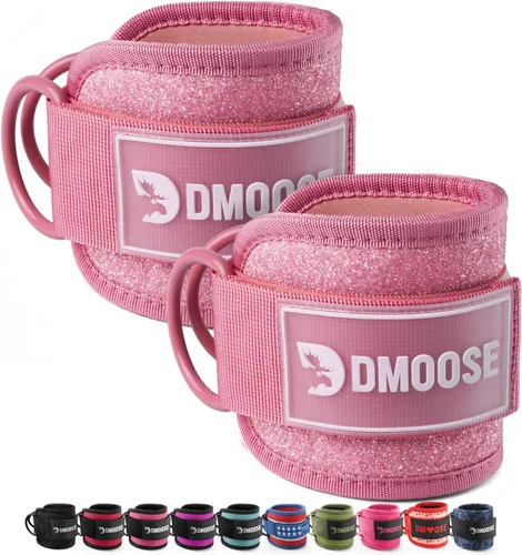 Vista 20 de DMoose Fitness Ankle Strap for Cable Machine - One Size Fit with Premium Padding Cuffs, Ankle Bands for Working Out, Booty Workouts, Leg Extension