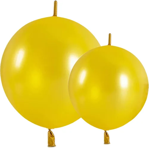 Vista 15 de IN-JOOYAA Globo de látex de colores surtidos de 6 pulgadas y 12 pulgadas, 200 globos de enlace rápido, globos enlazables para decoración de fiestas