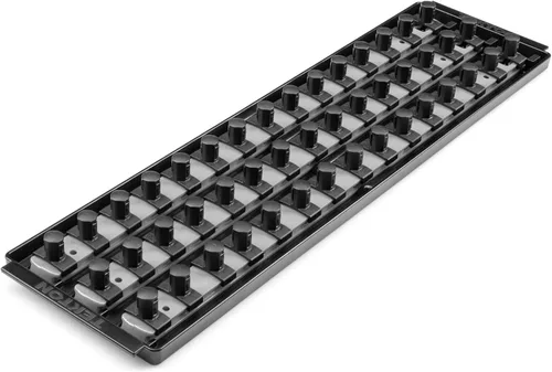 Vista 20 de TEKTON - Llave de tubo de 1/2 pulgada x riel de 33 cm con 10 clips (negro) OSR22210 Fabricado en EE. UU