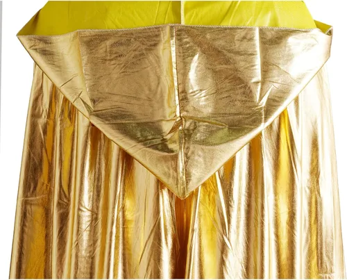 Vista 7 de Capa con capucha de mago de Halloween con capucha, bata de longitud completa para mujeres y hombres, disfraz de juego de rol, disfraz