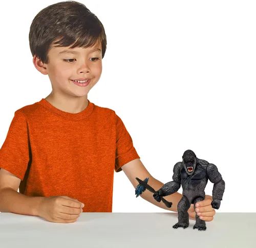 Vista 3 de Godzilla vs. Kong - Figura básica de Kong con hacha de batalla de 6 pulgadas