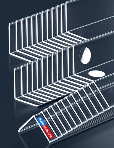 Vista 10 de Mini protectores de esquina autoadhesivos transparentes para pared, bonitos protectores de esquina y protector de bordes para marco de puerta