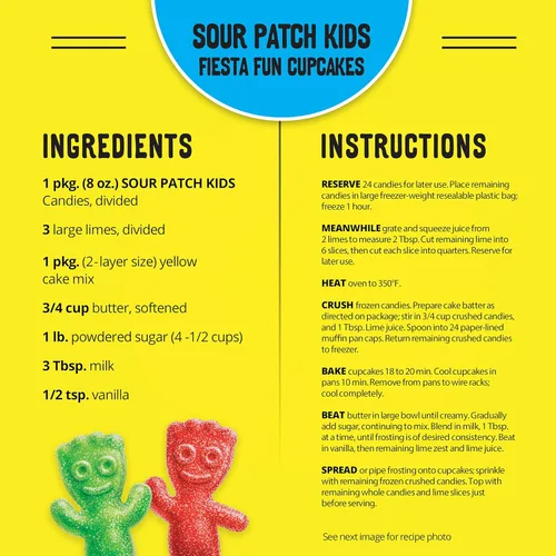 Vista 10 de SOUR PATCH KIDS Caramelos suaves y masticables originales, caja de 3.5 onzas