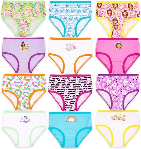 DreamWorks Gabby's Dollhouse 12-days Advent Underwear to Unbox for Holiday Fun with Stickers & Potty Success Chart
