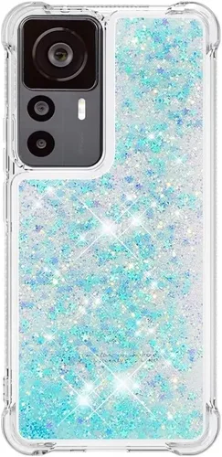 Vista 36 de Funda de silicona transparente con purpurina para Xiaomi Redmi A1 Bling Liquid Clear Star Heart Silicone Bumper a prueba de golpes, funda