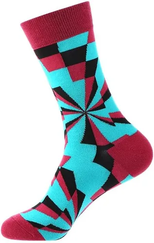 Vista 6 de Calcetines de otoño e invierno calcetines de pintura de flores calcetines de moda para mujer, calcetines de caramelo macaron de dibujos animados