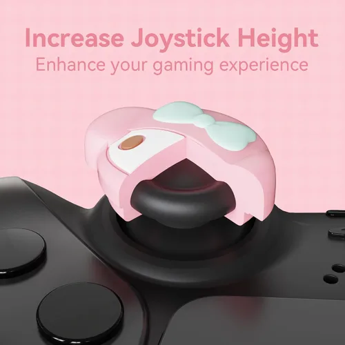 Vista 2 de Yocore Tapas de agarre para el pulgar para interruptor, agarres de silicona suave, tapas analógicas de silicona suave para Switch ProPS4PS5, 4