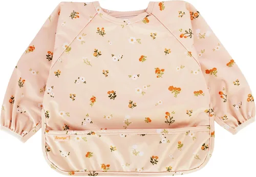Vista 14 de Torange Babero de bebé, babero de manga larga para niño, baberos impermeables para bebé, bata de destete para bebé, babero de alimentación lavable a