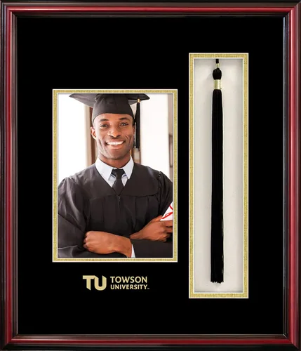 Vista 116 de Campus Images NCAA unisex 5x7 Portrait with Tassel Box Petite Cherry 2-Cereza