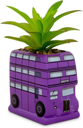 Vista 16 de Silver Buffalo Lilo and Stitch - Planta decorativa de imitación de cara decorativa en cerámica, tamaño grande