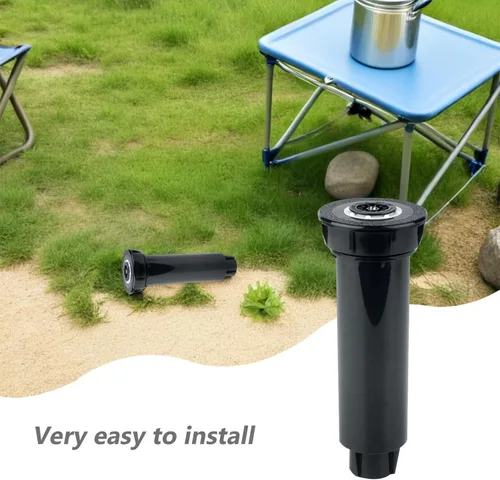 Vista 5 de Cabilock Cabezal de aspersor automático retráctil con filtro integrado para riego de césped de jardín, ángulo ajustable, rociador de agua enterrada