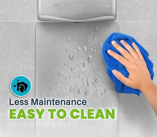 Vista 4 de Alpine Protector de pared de acero inoxidable para baño, cocina y oficina con adhesivo 3M resistente, fácil de limpiar, resistente al calor y al