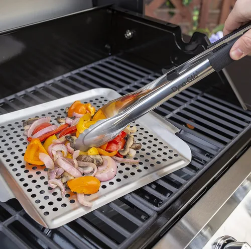 Vista 5 de Dyna Glo DG13GT - Cubierta para parrilla, color plateado