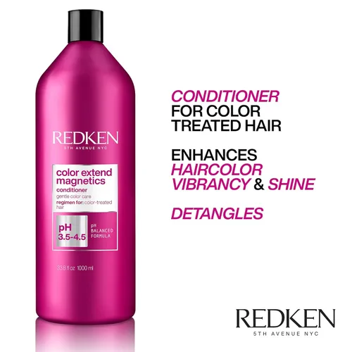 Vista 3 de Redken Color Extend Magnetics Conditioner For Color-Treated Hair - Protects Vibrancy & Adds Shine With Amino Acids, Sulfate-Free