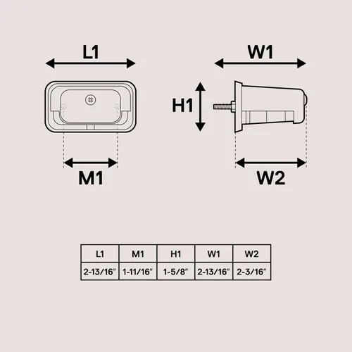 Vista 7 de TRUE MODS Luz LED Negra para Placa de Matrícula para Remolque de Barco [Montaje de Perno] [DOT FMVSS 108] [SAE L] [Impermeable] [12V DC] Lámpara