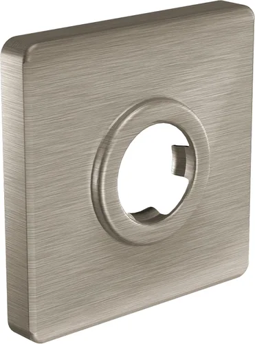 Moen 147572BN Brida cuadrada moderna para brazo de ducha, níquel cepillado