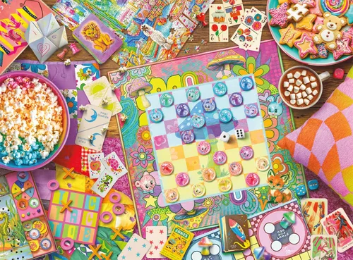Buffalo Games - Aimee Stewart - Kitschy Game Night - 1000 Piece Jigsaw Puzzle for Adults - Challenging Puzzle Perfect for Game Nights - Finished