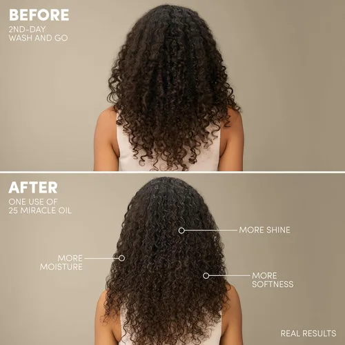 Vista 2 de Mizani 25 Miracle - Aceite nutritivo ligero y nutritivo para el cabello, deja el cabello suave y manejable, combate el encrespamiento, con aceite
