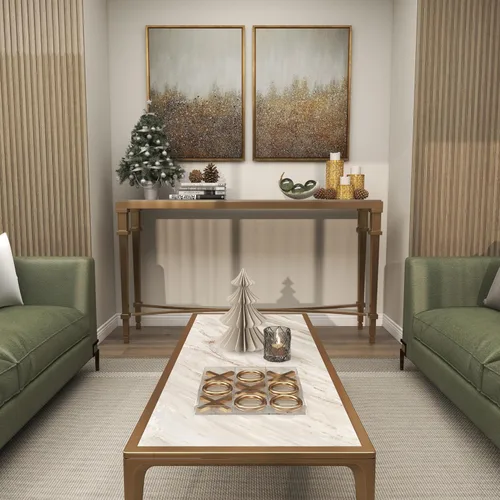 Vista 11 de Deco 79 Juego de metal Tic Tac Toe con piezas doradas, 12 x 1 x 12 pulgadas, dorado