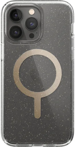 Vista 7 de Speck Funda transparente para iPhone 14 Pro Max, protección contra caídas, resistente a los arañazos, funda delgada de doble capa para iPhone 14 Pro