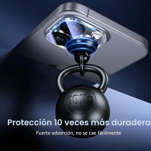 Vista 2 de UniqueMe Protector de lente de cámara para iPhone 16 Pro/iPhone 16 Pro Max - [Protección contra caídas] [compatible con fundas] Pantalla de cubierta