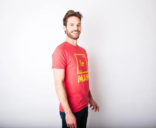 Vista 3 de Camiseta de hombre de ciencia de hierro para hombre, novedad divertida, camiseta con estampado gráfico nerd