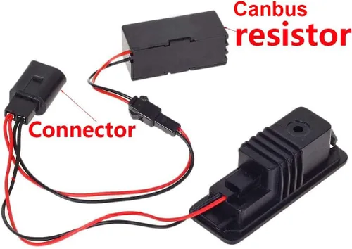 Vista 4 de Juego de 2 luces LED sin errores para matrícula, compatible con Volkswagen VW Golf GTI MK4 MK5 MK6 MK7 CC Rabbit Polo EOS Phaeton Beetle Scirocco