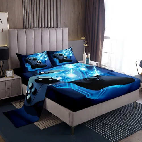 Vista 58 de Sábanas de cama de la Torre Eiffel de París para decoración de dormitorio de París, juego de sábanas retro francesa Citysapce con pintura al óleo