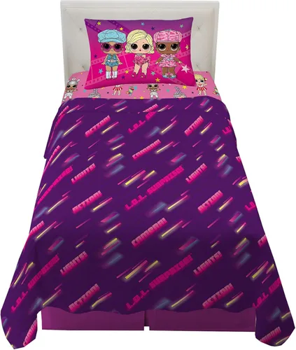 Vista 95 de Franco - Juego de sábanas de microfibra súper suave para niños, tamaño individual, Hello Kitty