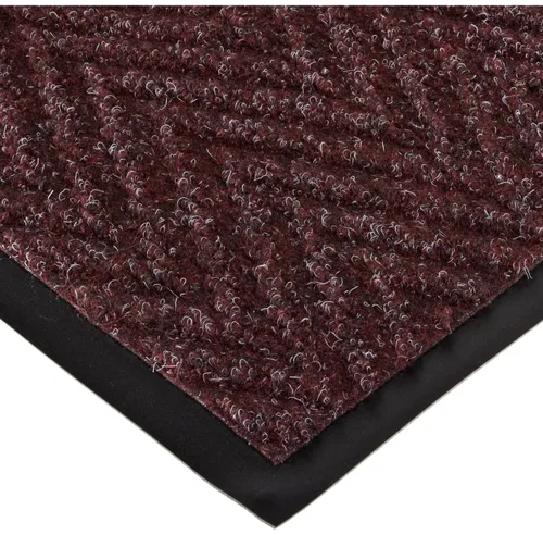 Vista 12 de Tapete para la entrada de Notrax, con diseño chevron, para vestíbulos y pasillos de interiores, Marrón, 1