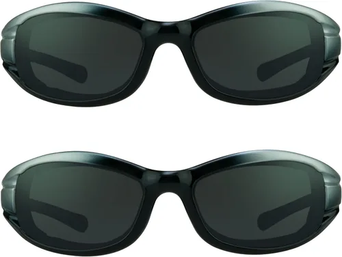 Vista 13 de Bikershades Gafas de sol acolchadas de espuma para motocicleta, para mujeres, niñas y niños.