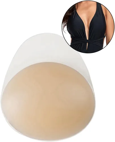 Vista 2 de Brasier adhesivo de silicona para levantamiento de senos, sin espalda, sin tirantes, cinta adhesiva invisible para mujeres