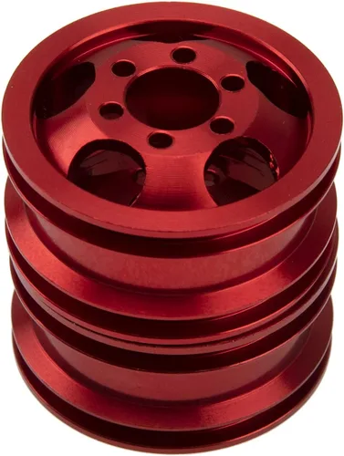 Vista 4 de Buje de llanta de metal a control remoto compatible con WPL B1 B14 B16 B24 B36 C14 C24 C34 B36 1/16 RC Car (rojo)