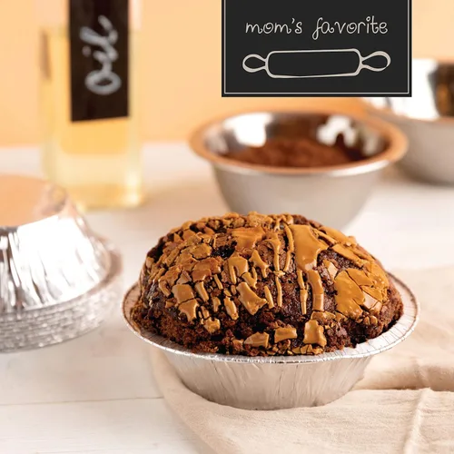 Vista 4 de PLASTICPRO - Sartenes desechables de aluminio para pastel de 6 pulgadas con papel de aluminio, aptas para congelador y horno - Para hornear